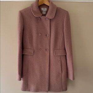 LOFT Pink Pea Coat